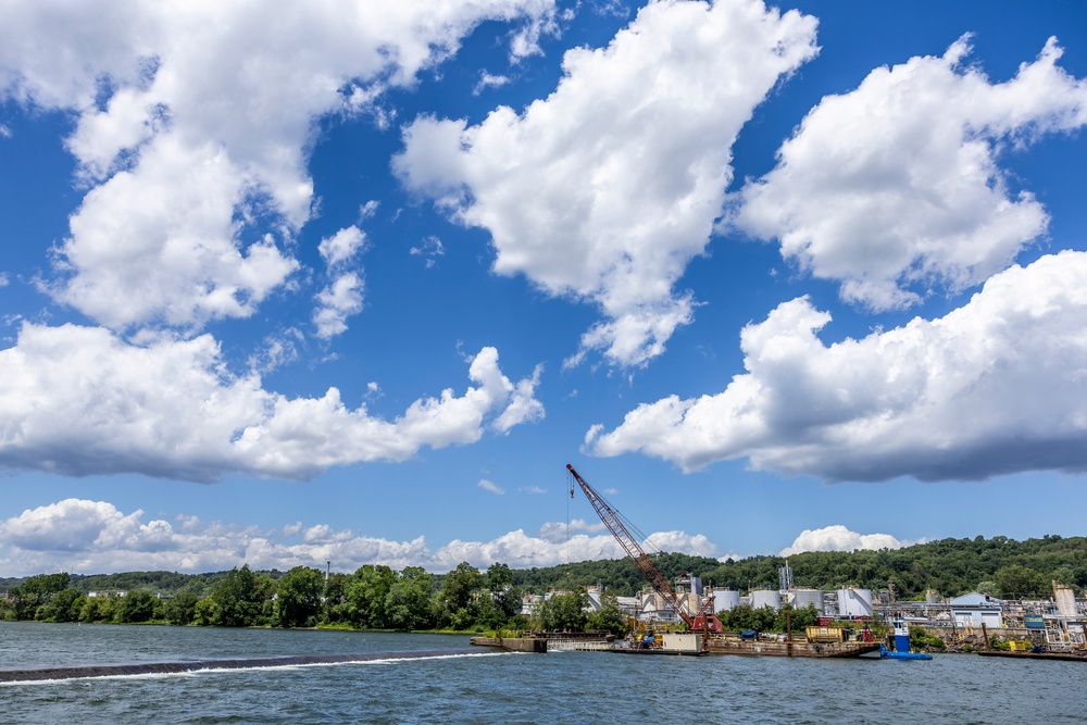 A blast from the past: Pittsburgh District completes first demolition on historic Monongahela River dam