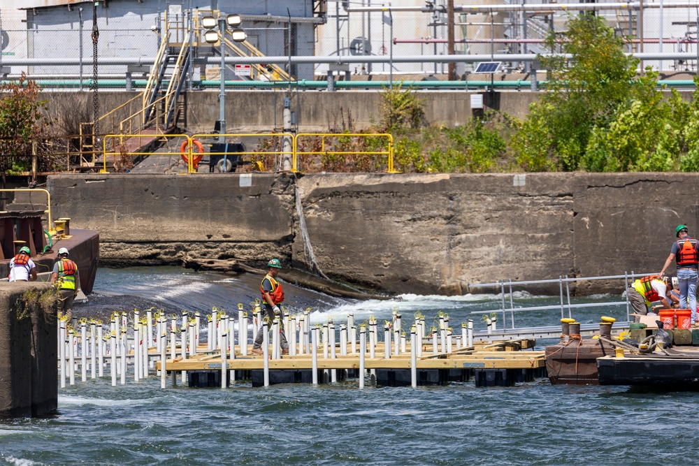 A blast from the past: Pittsburgh District completes first demolition on historic Monongahela River dam