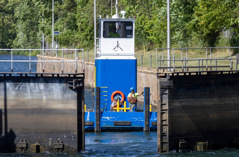 A blast from the past: Pittsburgh District completes first demolition on historic Monongahela River dam