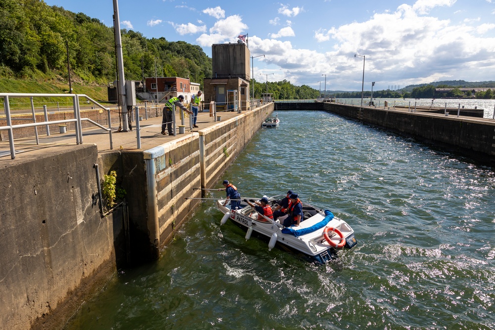 A blast from the past: Pittsburgh District completes first demolition on historic Monongahela River dam