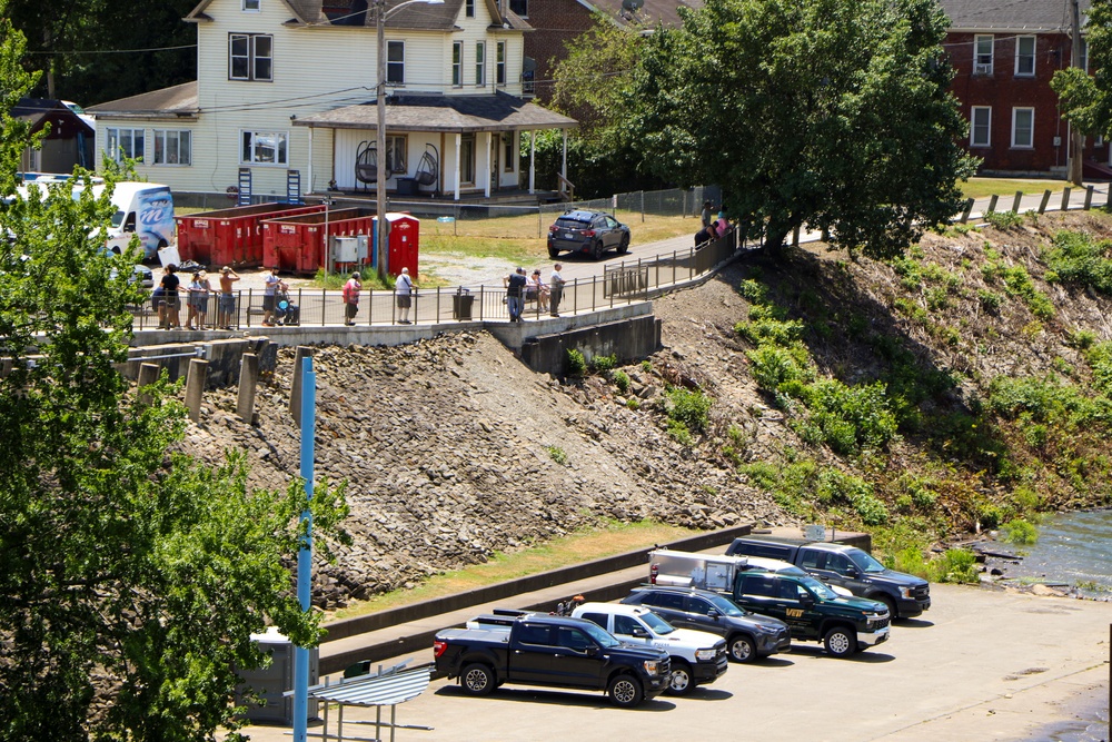 A blast from the past: Pittsburgh District completes first demolition on historic Monongahela River dam