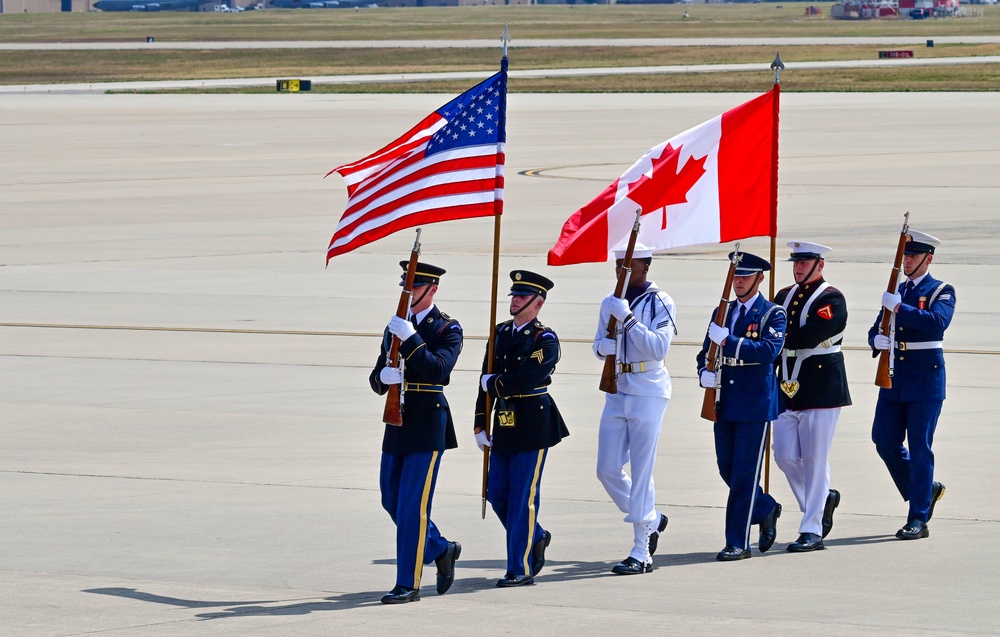 Canada Arrives at Joint Base Andrews for 2024 NATO Summit