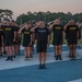 U.S. Army cadets conduct physical training with 3rd Infantry Division senior enlisted leader