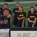 U.S. Army cadets conduct physical training with 3rd Infantry Division senior enlisted leader