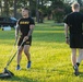 U.S. Army cadets conduct physical training with 3rd Infantry Division senior enlisted leader