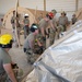 CE Builds tents for aircraft maintainers in a deployed location