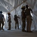 CE Builds tents for aircraft maintainers in a deployed location