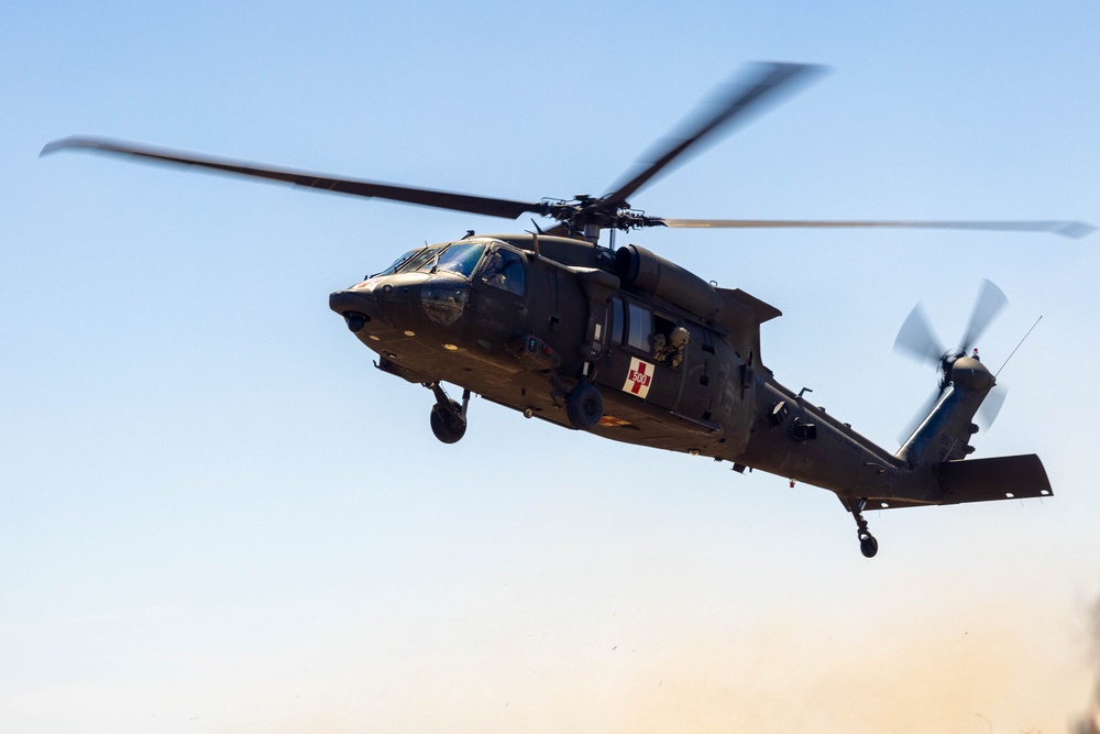 MKAB Blackhawk Members conduct MEDEVAC Validation