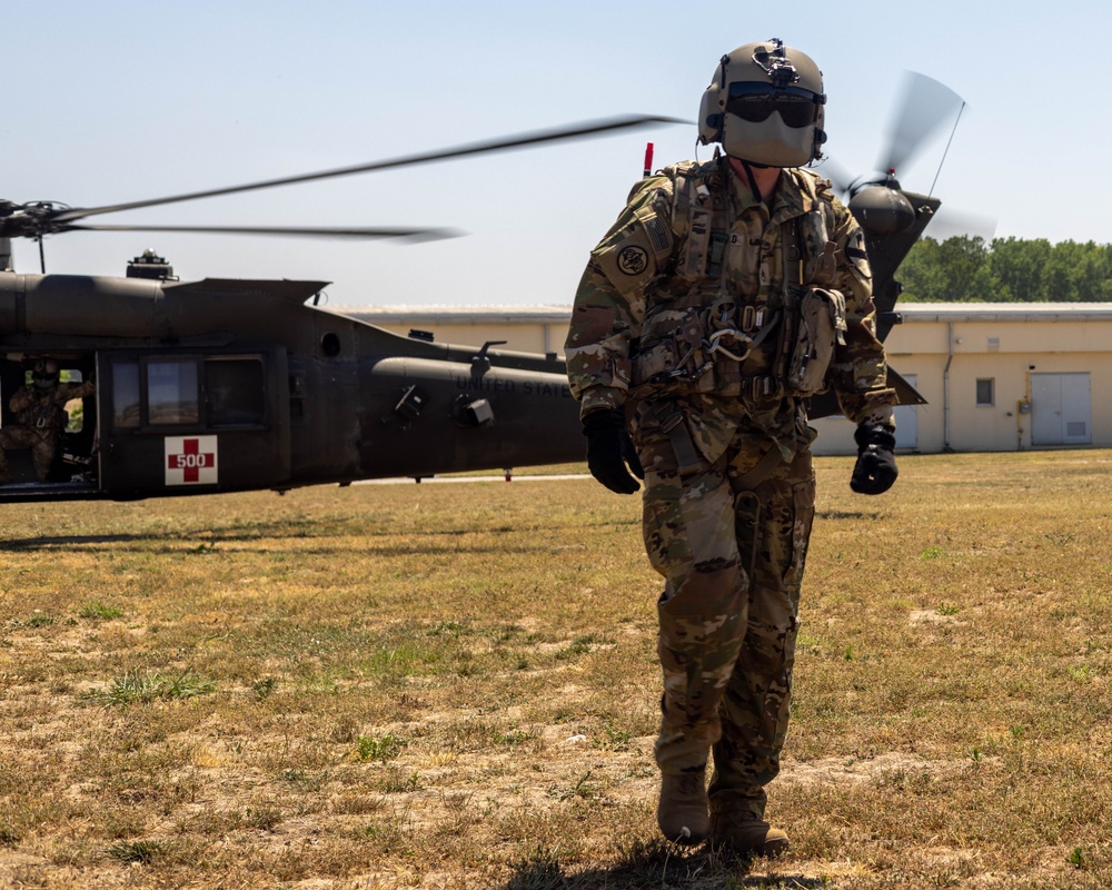 MKAB Blackhawk Members conduct MEDEVAC Validation