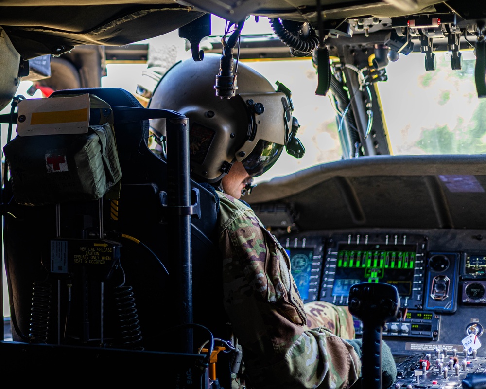 MKAB Blackhawk Members conduct MEDEVAC Validation