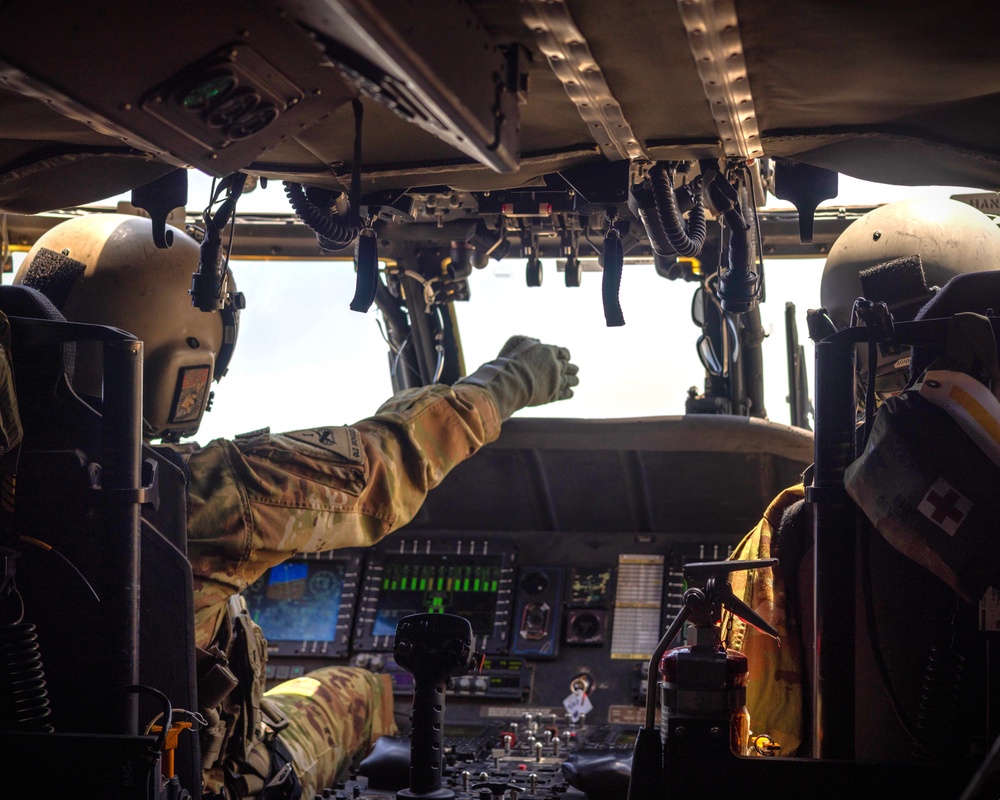 MKAB Blackhawk Members conduct MEDEVAC Validation