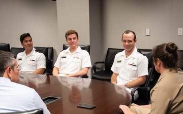 Interns from The Citadel learn about NIWC