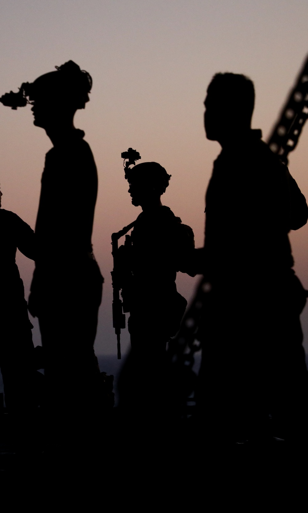 BLT 1/8, 24th MEU (SOC) Small Arms Qualifications Aboard the USS Oak Hill (LSD 51)