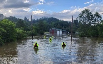 Vermont National Guards Supports Cyclone Beryl Response