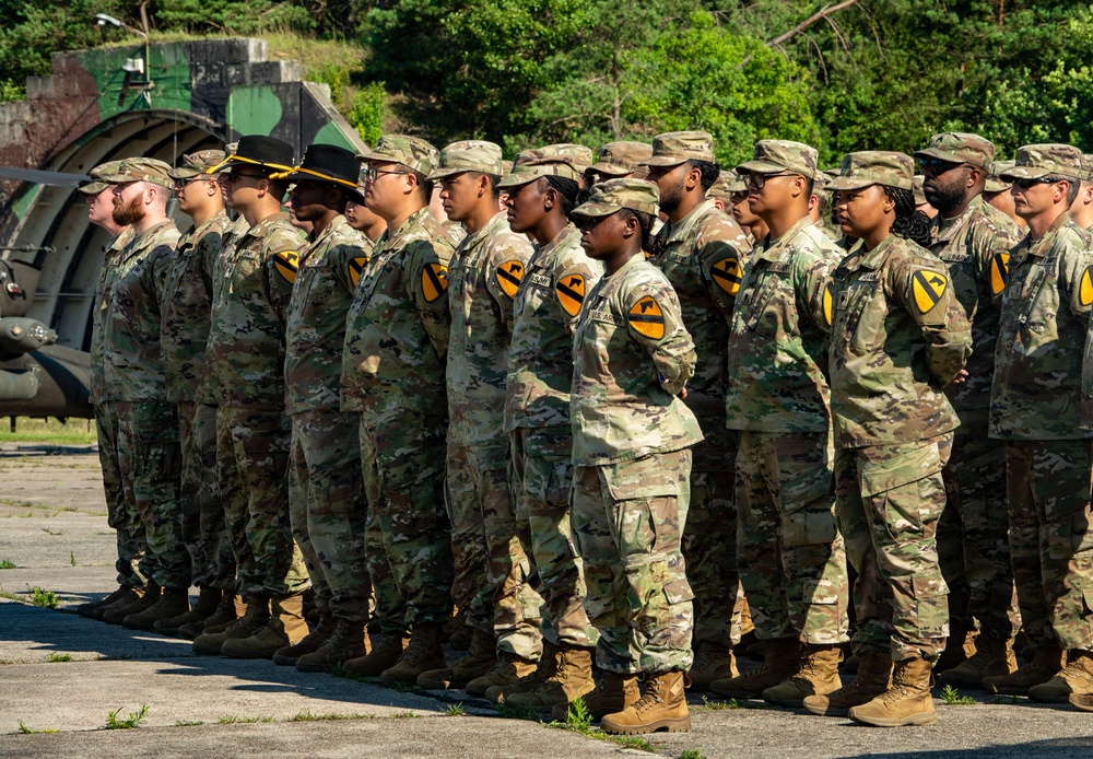 1st Air Cavalry Brigade Assumes Authority from 1st Combat Aviation Brigade