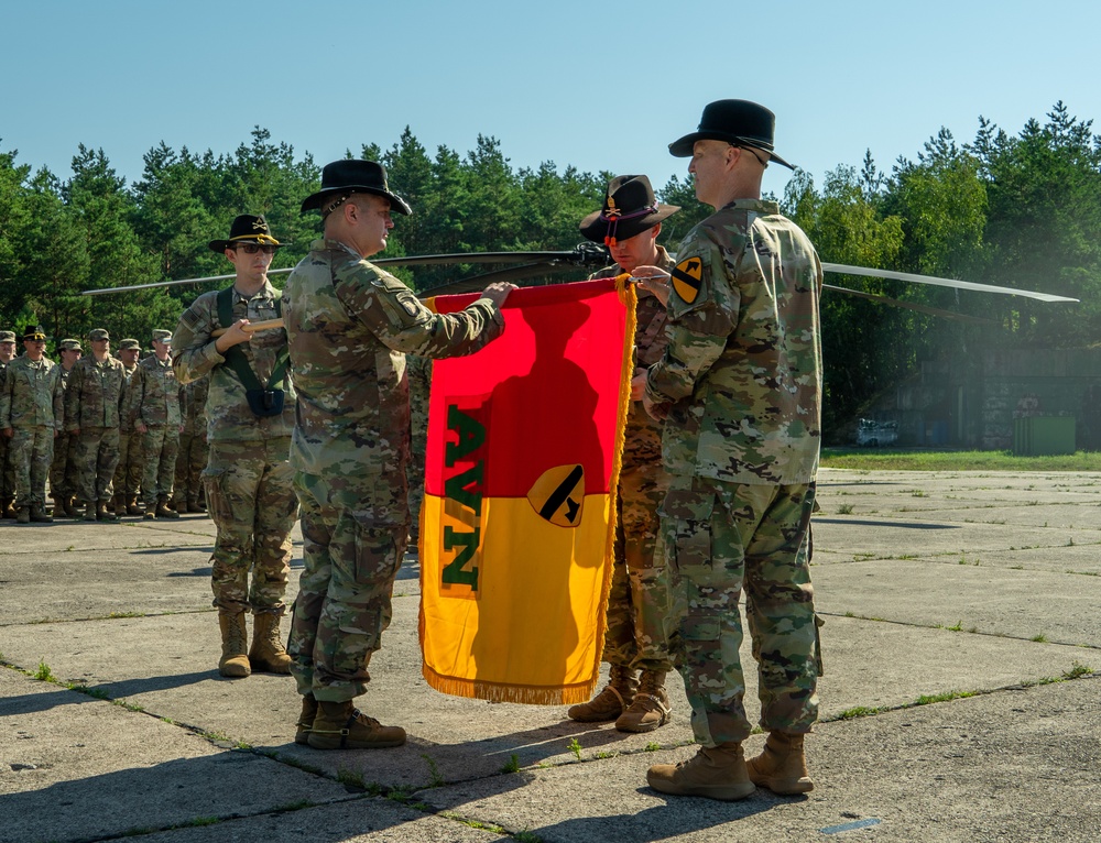 1st Air Cavalry Brigade Assumes Authority from 1st Combat Aviation Brigade