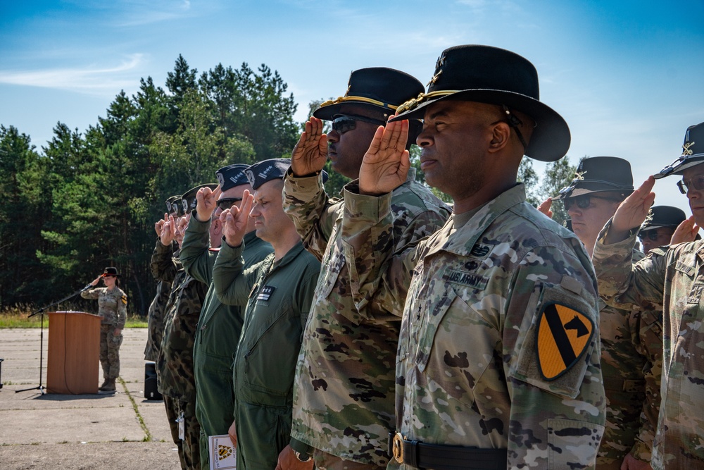 1st Air Cavalry Brigade Assumes Authority from 1st Combat Aviation Brigade