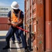 Marine Science Technicians conduct container inspections in Port of Baltimore