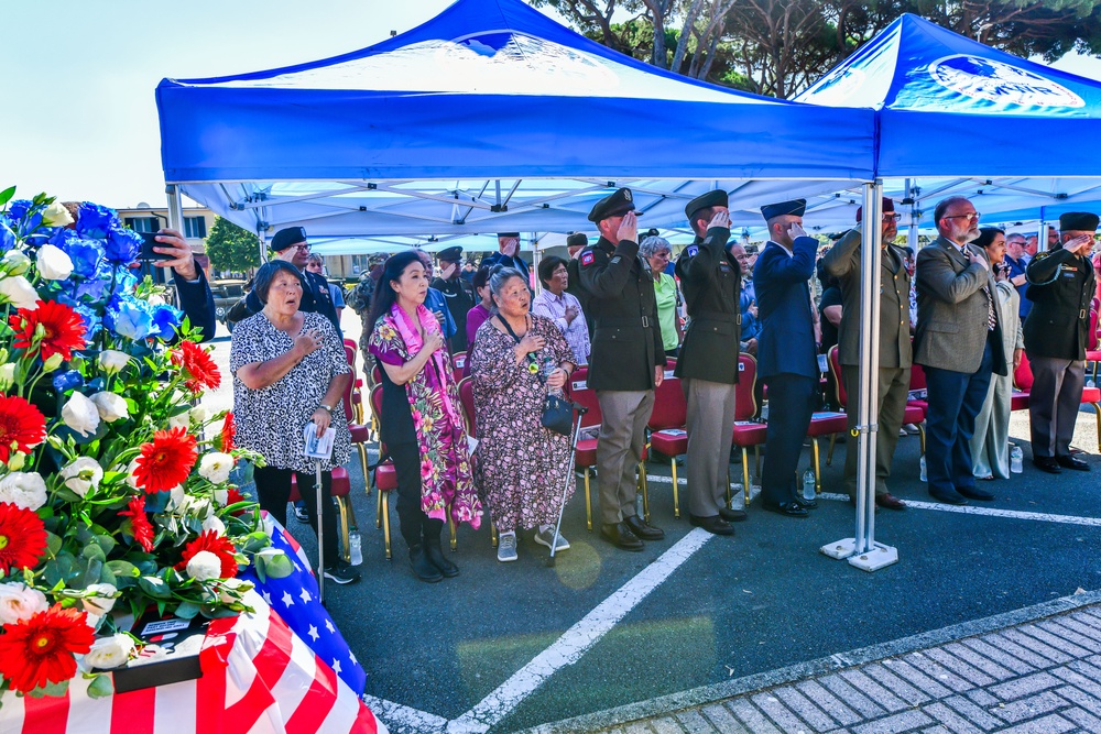 NISEI Battalion commemoration event at Camp Darby