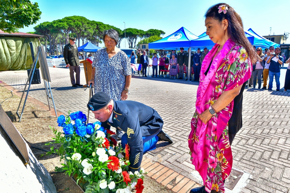 NISEI Battalion commemoration event at Camp Darby