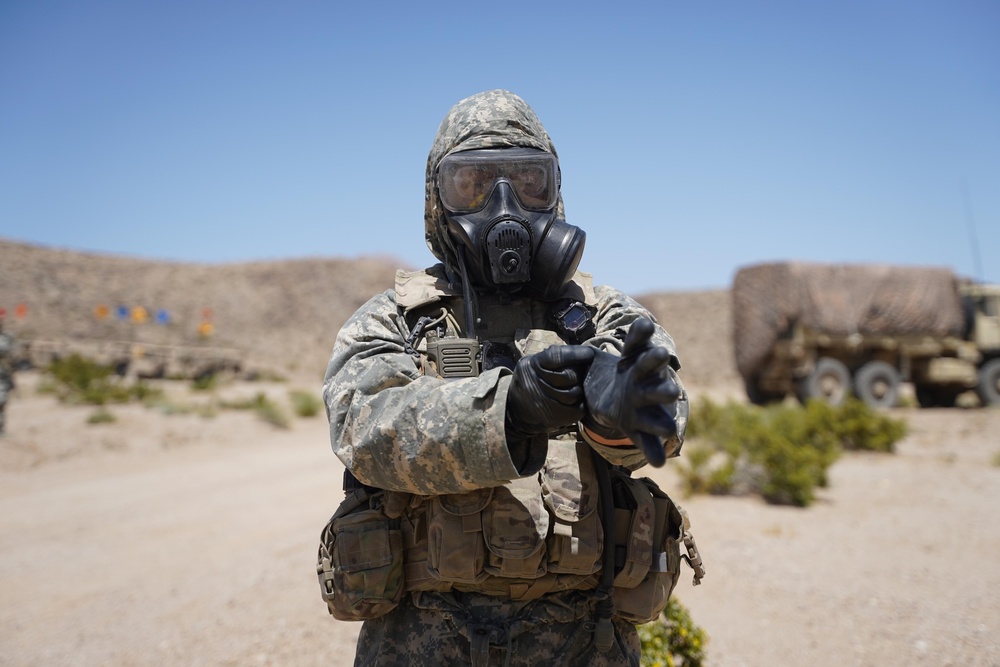 CBRNE Soldiers train to support large-scale combat operations at National Training Center