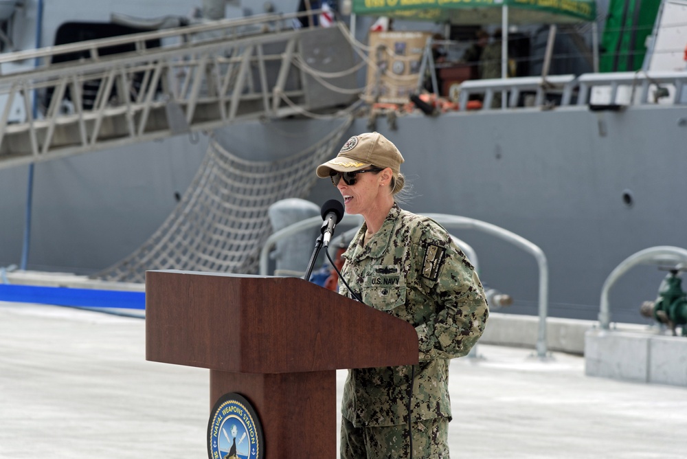 Naval Weapons Station Seal Beach Ammunition Pier Project Ribbon Cutting Ceremony