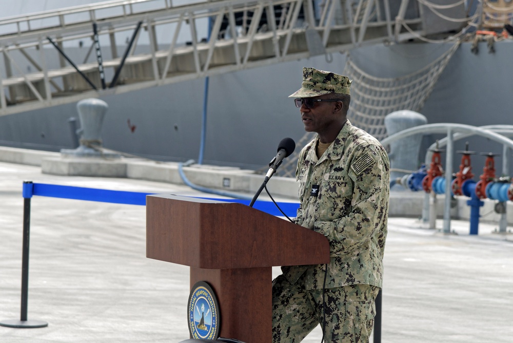 Naval Weapons Station Seal Beach Ammunition Pier Project Ribbon Cutting Ceremony