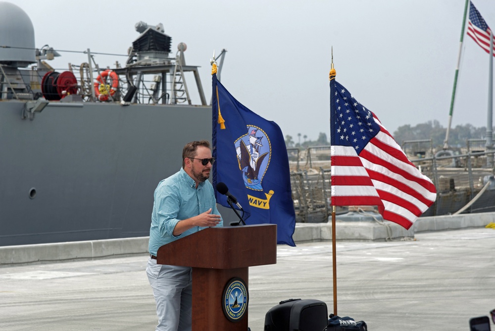 Naval Weapons Station Seal Beach Ammunition Pier Project Ribbon Cutting Ceremony