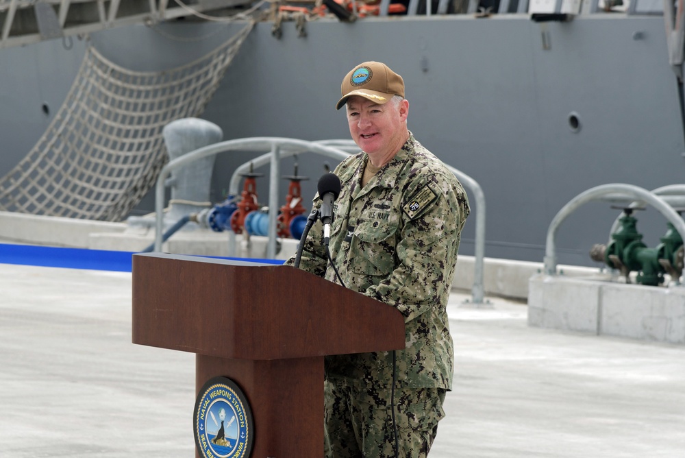 Naval Weapons Station Seal Beach Ammunition Pier Project Ribbon Cutting Ceremony