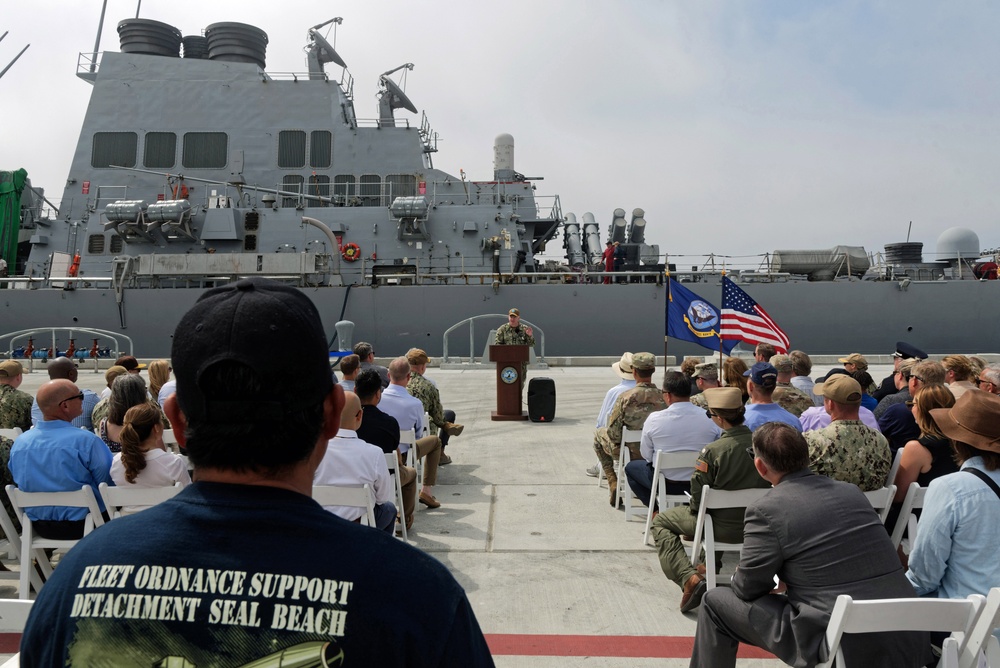 Naval Weapons Station Seal Beach Ammunition Pier Project Ribbon Cutting Ceremony