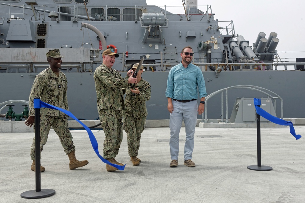 Naval Weapons Station Seal Beach Ammunition Pier Project Ribbon Cutting Ceremony