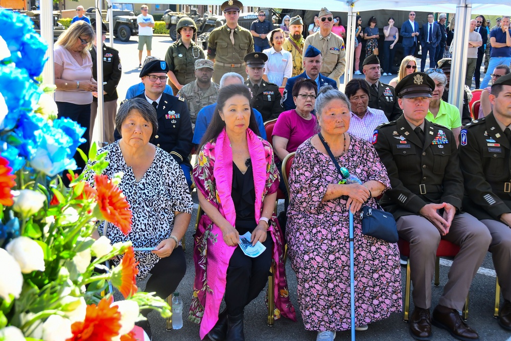 NISEI Battalion commemoration event at Camp Darby