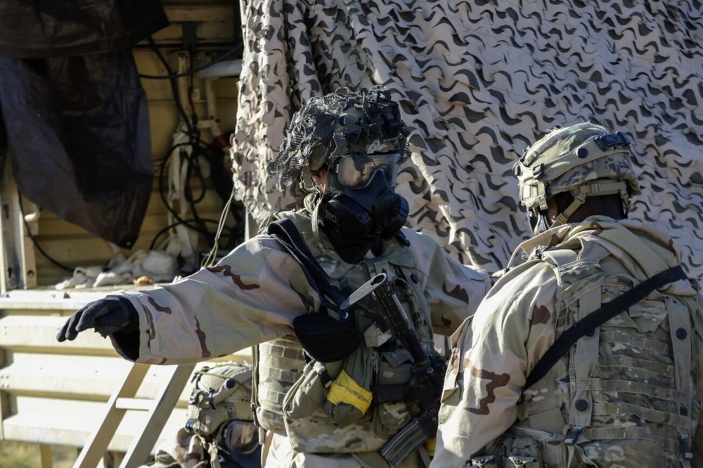 CBRNE Soldiers train to support large-scale combat operations at National Training Center