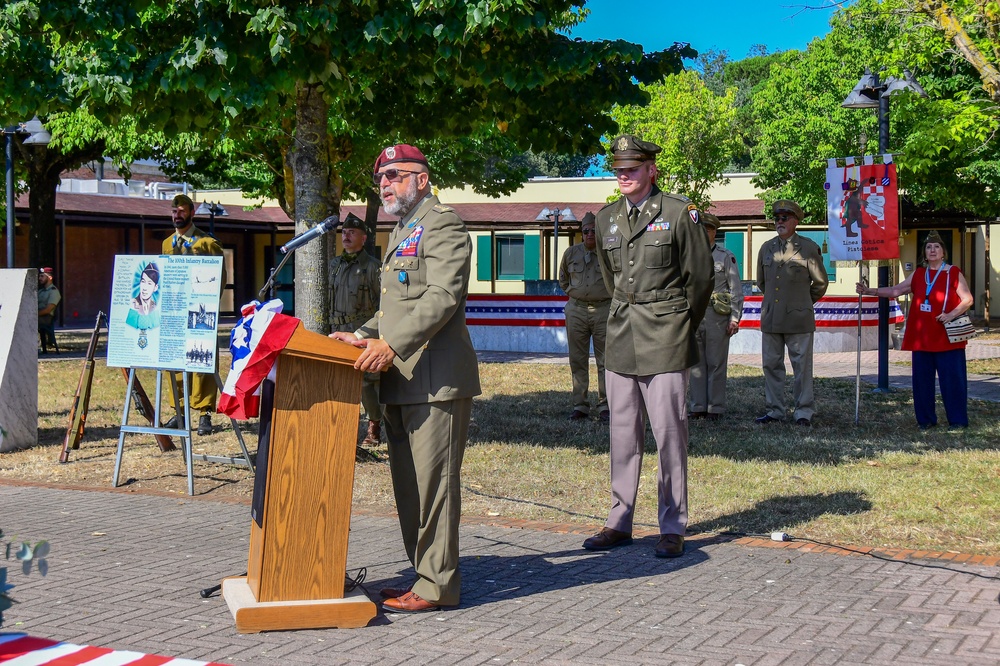 NISEI Battalion commemoration event at Camp Darby
