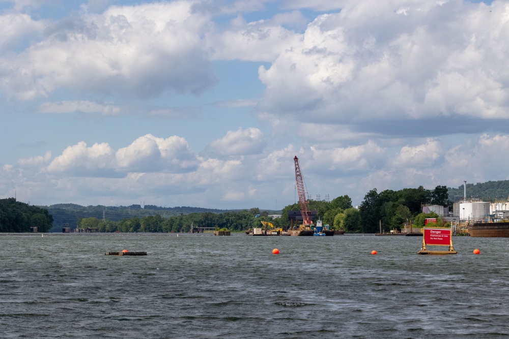 A blast from the past: Pittsburgh District completes first demolition on historic Monongahela River dam