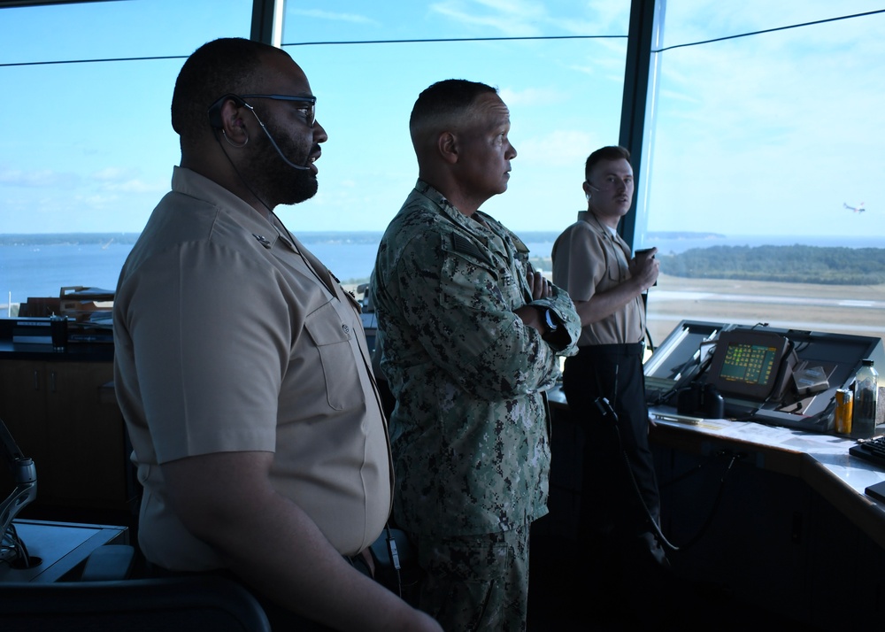 FLTCM Delbert Terrell Visits Pax River, Discusses Personnel Matters with Sailors