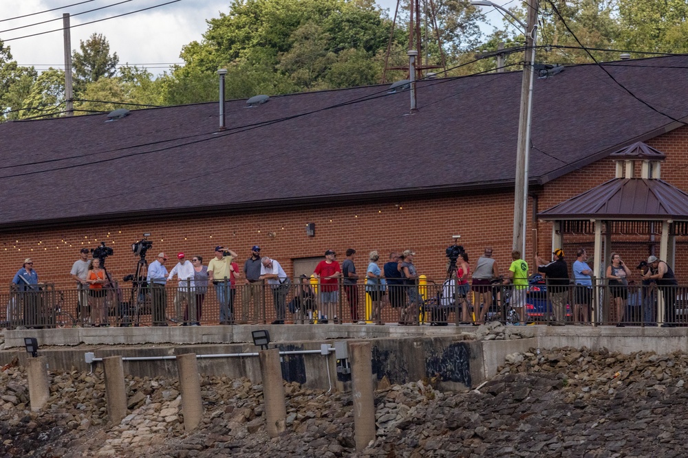 A blast from the past: Pittsburgh District completes first demolition on historic Monongahela River dam