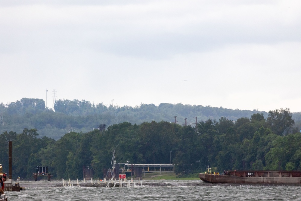 A blast from the past: Pittsburgh District completes first demolition on historic Monongahela River dam