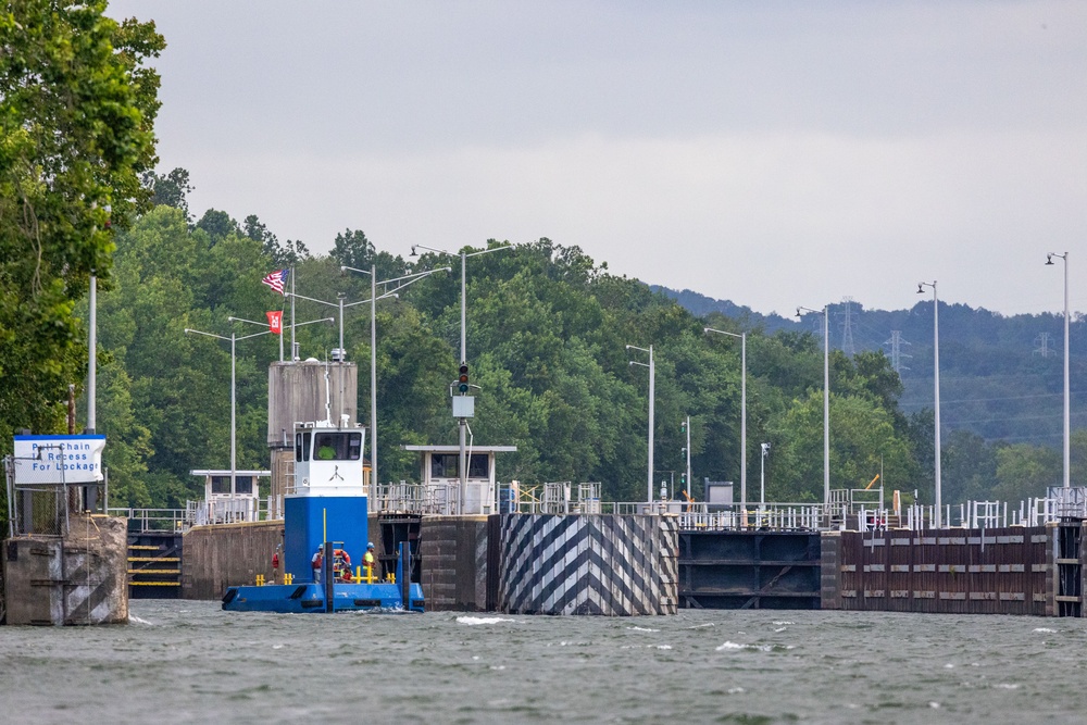 A blast from the past: Pittsburgh District completes first demolition on historic Monongahela River dam