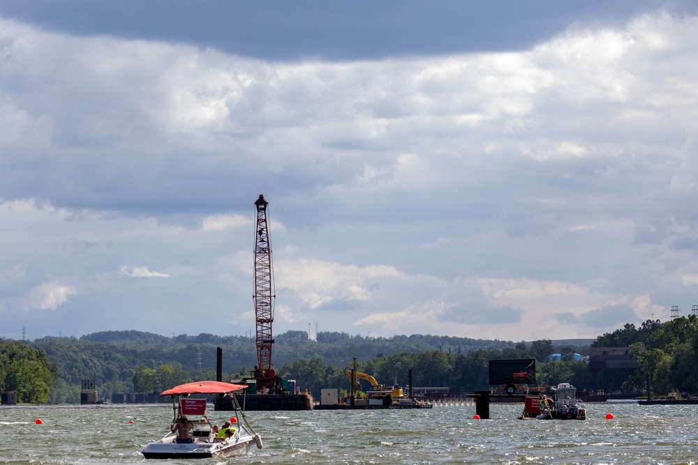 A blast from the past: Pittsburgh District completes first demolition on historic Monongahela River dam