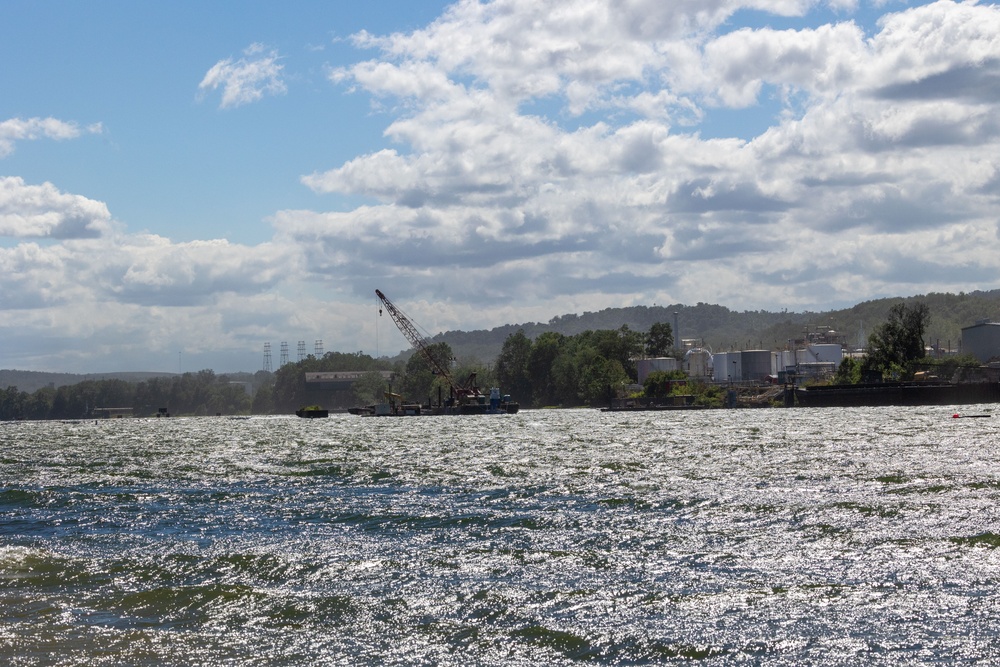 A blast from the past: Pittsburgh District completes first demolition on historic Monongahela River dam