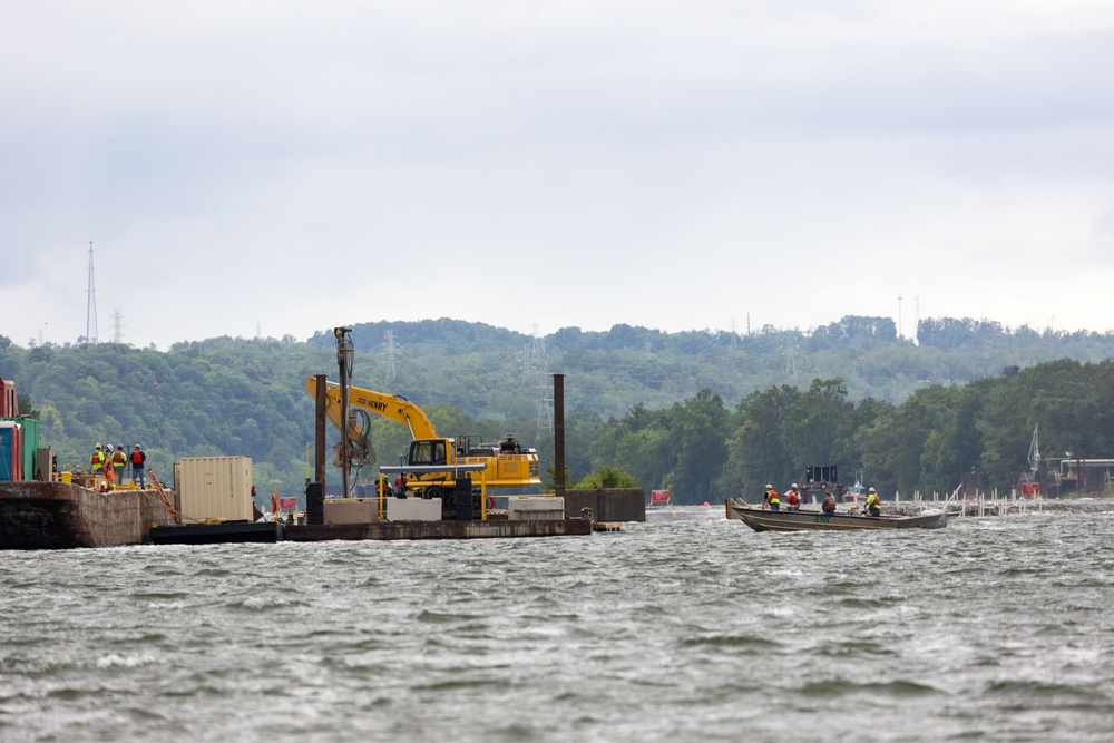 A blast from the past: Pittsburgh District completes first demolition on historic Monongahela River dam