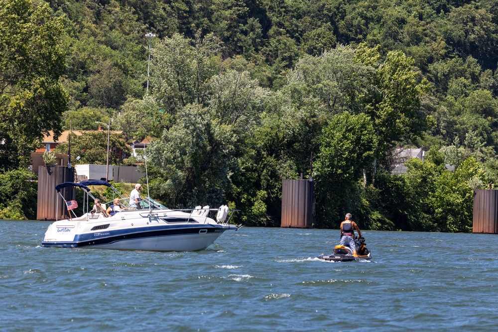 A blast from the past: Pittsburgh District completes first demolition on historic Monongahela River dam