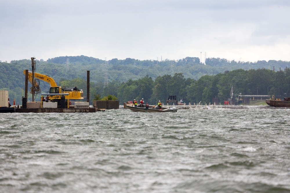 A blast from the past: Pittsburgh District completes first demolition on historic Monongahela River dam