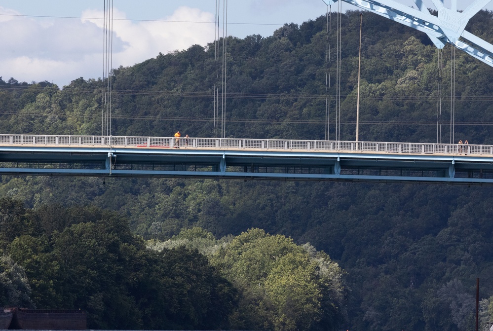 A blast from the past: Pittsburgh District completes first demolition on historic Monongahela River dam