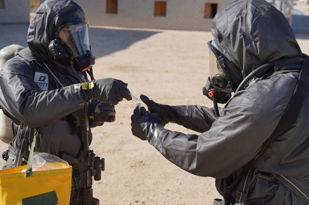 CBRNE Soldiers train to support large-scale combat operations at National Training Center