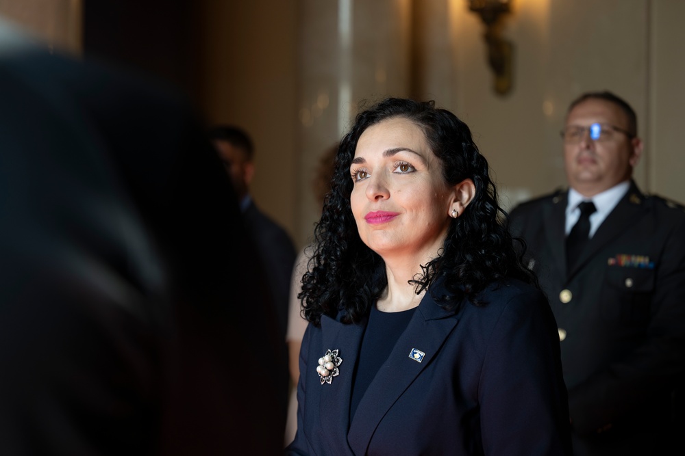 President of the Republic of Kosovo Vjosa Sadriu Visits Arlington National Cemetery