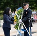 President of the Republic of Kosovo Vjosa Sadriu Visits Arlington National Cemetery