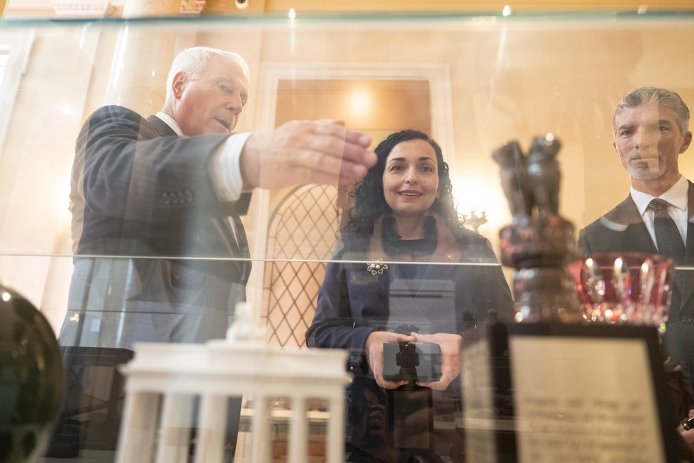 President of the Republic of Kosovo Vjosa Sadriu Visits Arlington National Cemetery