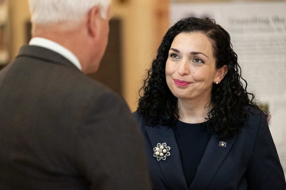 President of the Republic of Kosovo Vjosa Sadriu Visits Arlington National Cemetery